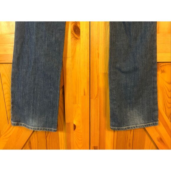 American Eagle Jeans Size 2 Short Blue True Boot Medium Wash S(5804) - Picture 5 of 7